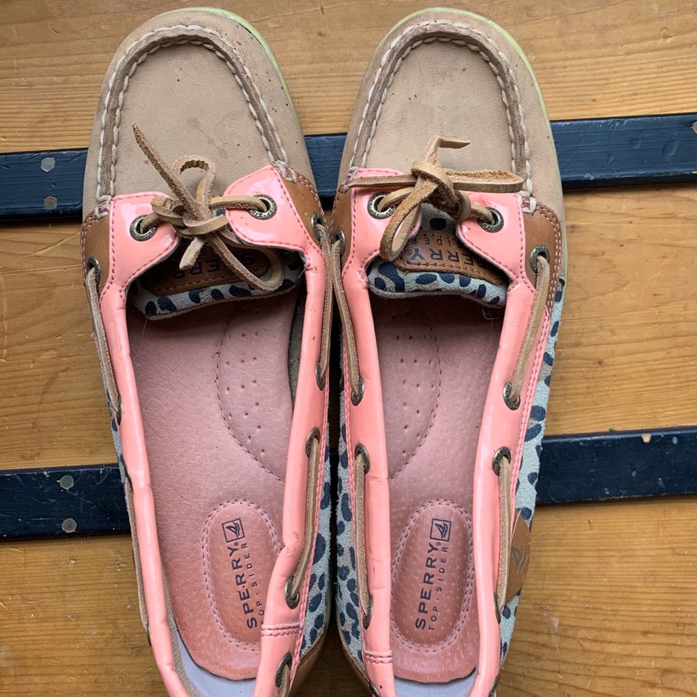 Sperry Leopard Top Siders